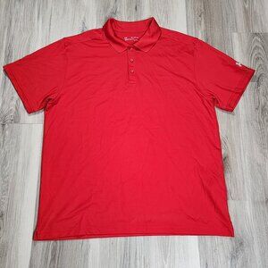 Under Armour Polo Men's 2XL Red Heatgear Short Sleeve